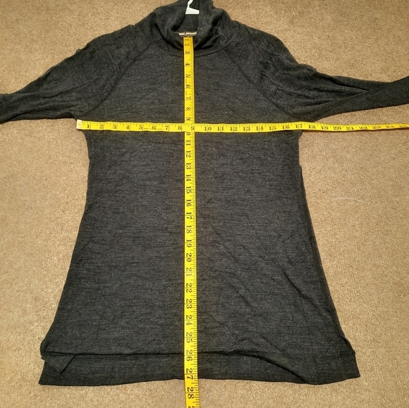 SMARTWOOL (Women's XL) Long Sleeve Base Layer Shirt Gray/Black - Picture 6 of 6